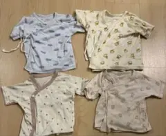 ベビー肌着セット 4点　短肌着　50サイズ　60サイズ