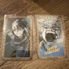 僕のヒーローアカデミア 原画展 箔押しクリアカードコレクション 轟焦凍