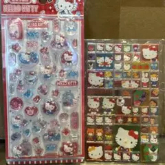 キティ　ボンボンドロップシール　タイルシール