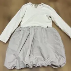 Petit main バルーンドッキングワンピース