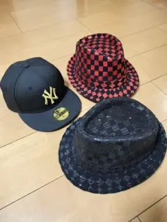 使用回数1度のみニューエラ　キャップ他3点セット　 キッズ　ダンス