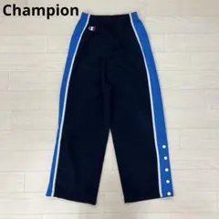 Champion トラックパンツ ウォームアップパンツ バスケ 紺 青 Mのサムネイル