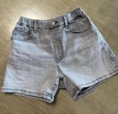 UNIQLO キッズ ハーフパンツ 140cm グレー