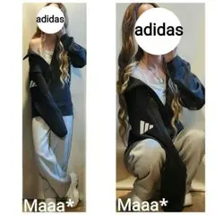 adidas　定価14300円　トラック　ジャージ　ブラック　上のみ