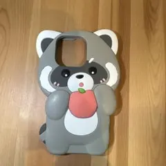 iPhone 13 Pro 14 Pro 対応 アライグマ型ケース