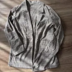 earth music&ecology チェック柄 テーラードジャケット