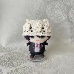 にじぱぺっと にじぱぺ 10cm ぬい服 くま耳 帽子 フラワーハット 春