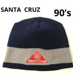 レア【90’s】SANTA CRUZ ニット帽 ビーニー