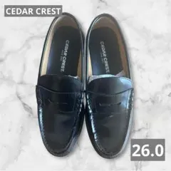 美品❗️CEDAR CREST メンズローファー 26.0cm 3E ブラックのサムネイル