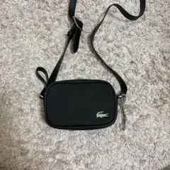 Lacoste ブラック ショルダーバッグ