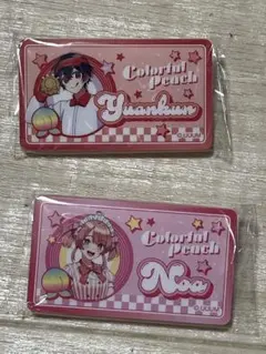 Colorful Peach ピンバッジ ゆあんくん のあ 2点セット