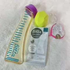 【美品】ドクターベッタ 哺乳びん 240ml 乳首2個付説明書 日本製