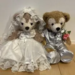 ダッフィー＆シェリーメイ ウェディング衣装 ハンドメイド ※衣装のみ