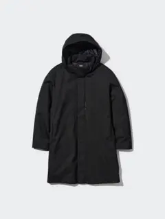 ユニクロ　ハイブリッドダウンコート　ブラック　XL