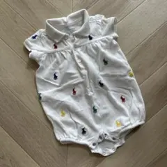 Ralph Lauren ポロシャツ風ロンパース