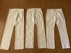 Lucky Brand/7 for all mankind/ホワイトデニム　3本