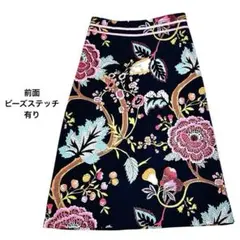 ビーズ刺繍ステッチ　スカート