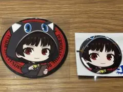 ペルソナ 5 アモカフェ AMO CAFE 缶バッジ 新島真 (クイーン)