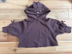 Miffy フード付き　ブラウン　パーカー　90