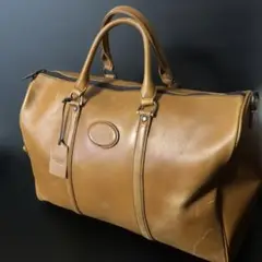 GRANDEE MARUEM★ レザーボストンバッグ キャメル