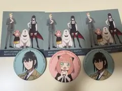 スパイファミリー 缶バッジ ステッカー シール セット アーニャ ブライア