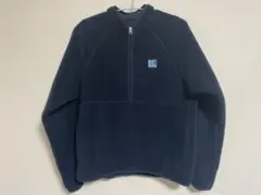 【美品】HELLY HANSEN ネイビー フリース ハーフジップジャケット