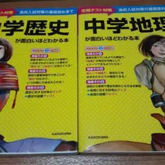 【2冊セット】中学地理が面白いほどわかる本/中学歴史