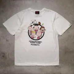Canterbury PEANUTS スヌーピー 日本代表ラグビー Tシャツ L