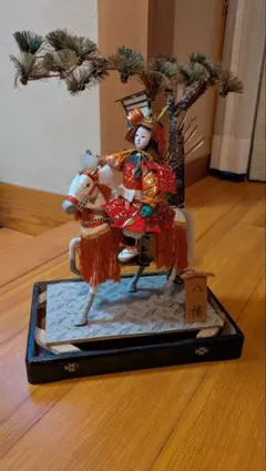 五月人形　武者人形と御所人形の2個セット！　★端午の節句　入手困難、貴重な逸品！