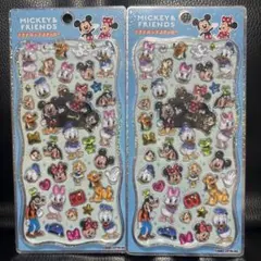 プチドロップステッカー　ミッキー＆フレンズ
