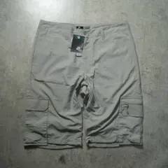 00s y2k NIKE ナイロンカーゴハーフパンツ ワイド テック系 グレー