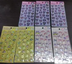 サンリオ　ぷくっとシール　7枚セット