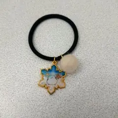 バンドメイド シマエナガとポンポン ヘアゴム