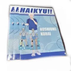 ハイキュー×マツココ星海光来クリアファイル3枚ブックマーカー2個セット