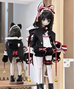 ディーラー製 MMD メイド 服 宅宅ねこ 半袖 1/4ドール - メルカリ