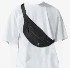 ボディバック　男女兼用　ウエストポーチ　防水　軽量　ブラック　メンズ　レディース