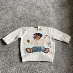 Ralph Lauren ホワイトニット 6M