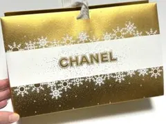 CHANEL ゴールド ショッパー メッセージカード付き