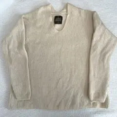 アーバンリサーチDOORSハミルトンラムズウールVネックニット