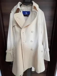 BURBERRY BLUE LABEL トレンチコート クリーム色 40 難あり