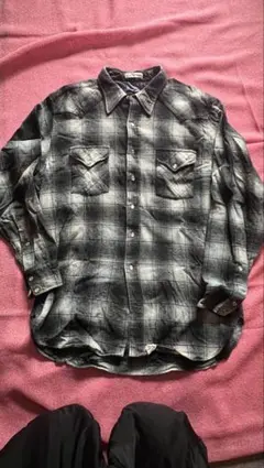 激レア 70S PENDLETON オンブレ ウエスタン ボードシャツ 黒白 - メルカリ