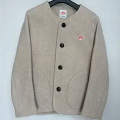 DANTON ベージュ ノーカラージャケット