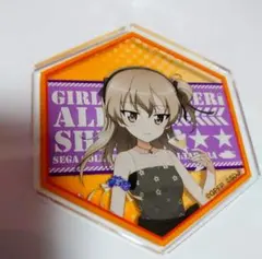 島田愛里寿　アクリルバッジ　セガコラボカフェ　ガールズ&パンツァー　ガルパン