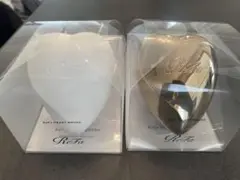 【ReFa】ハートブラシ 2個セット マットホワイト＆シャンパンゴールド