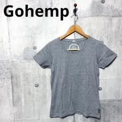 Gohemp ゴーヘンプ レディース ヘンプ混 無地T Tシャツ XS グレーのサムネイル