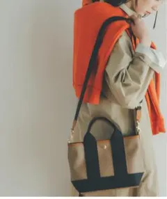 TOPKAPI スコッチグレイン ネオレザー ミニ トートバッグ