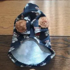 犬服 サーカスサーカス xxs ボア付きトップス クマ ティーカッププードル