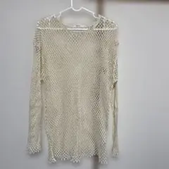 ニコアンド　あみあみロンT