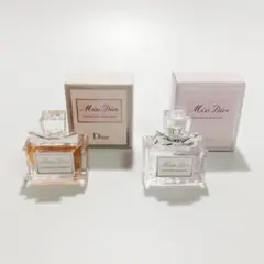 【未使用】ミスディオール ミニ香水 5ml 2種セット ブルーミングブーケ他
