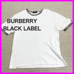 バーバリーブラックレーベル 白 半袖 Tシャツ ノバチェック サイズ3のサムネイル